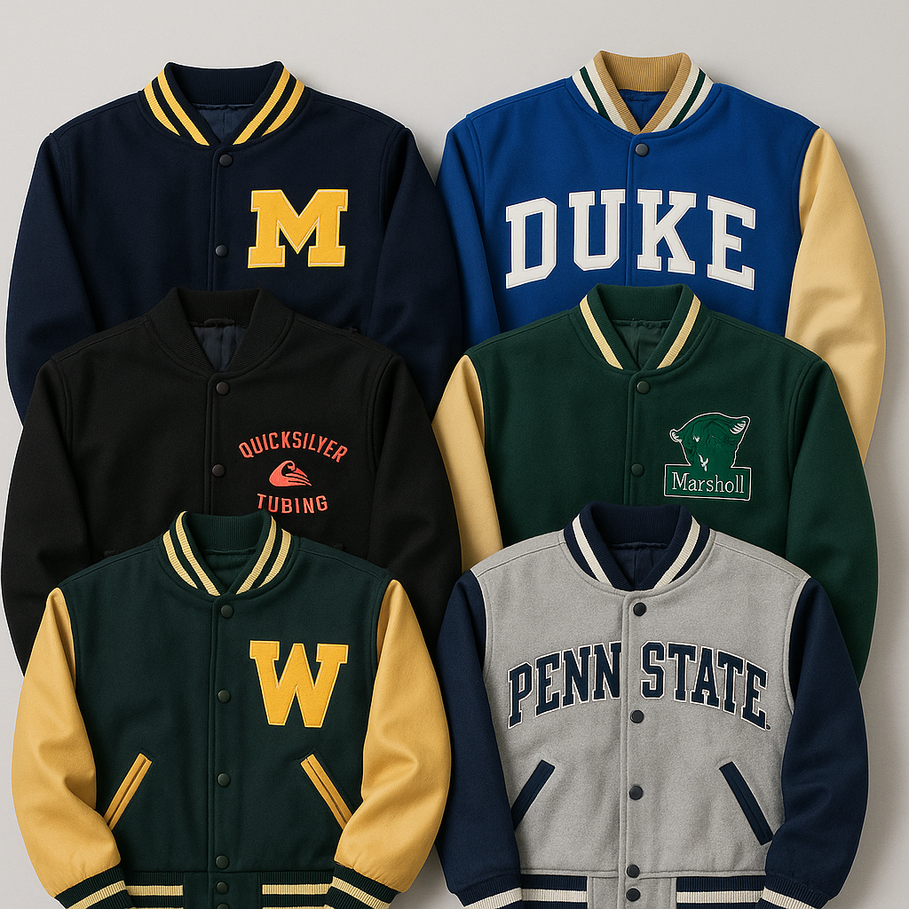 COLLEGE TYPE VARSITY JACKETS