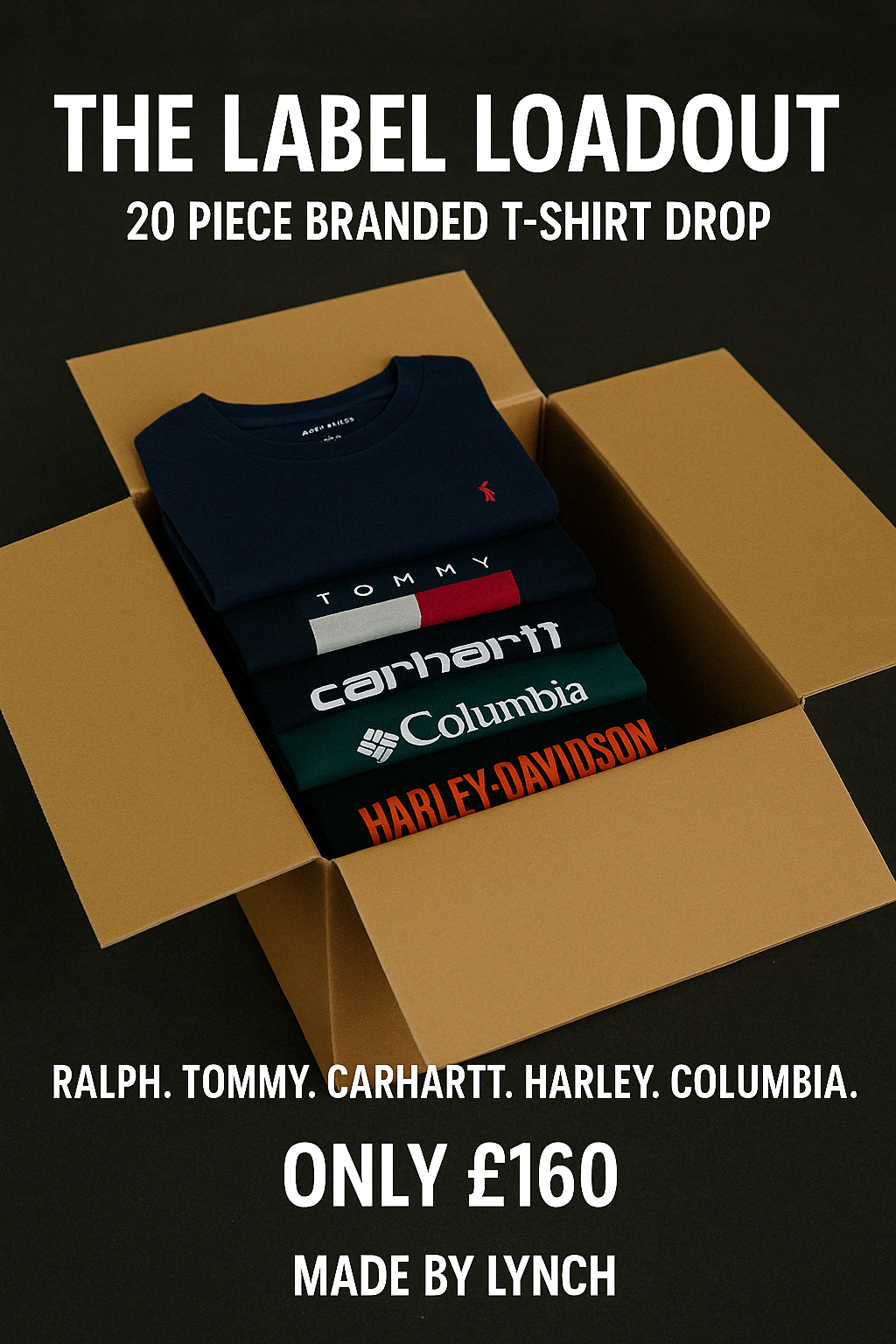 Tee'd Up! – 20 Piece Premium Tee/ polo shirt Drop