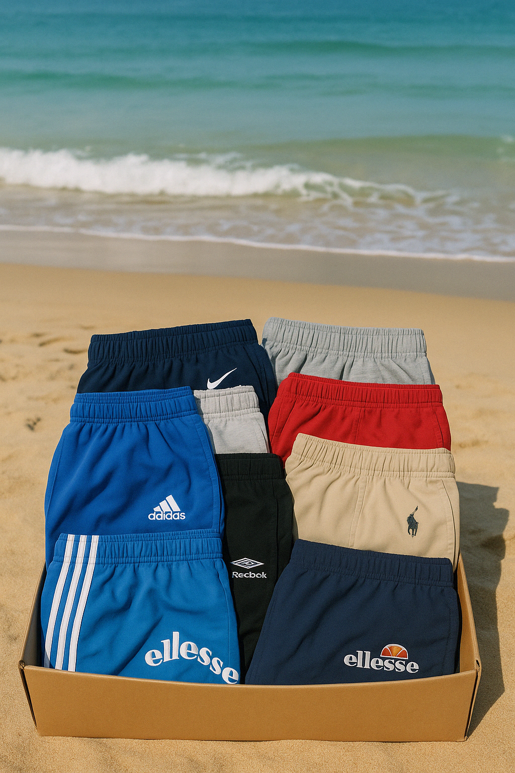 Mixed branded shorts