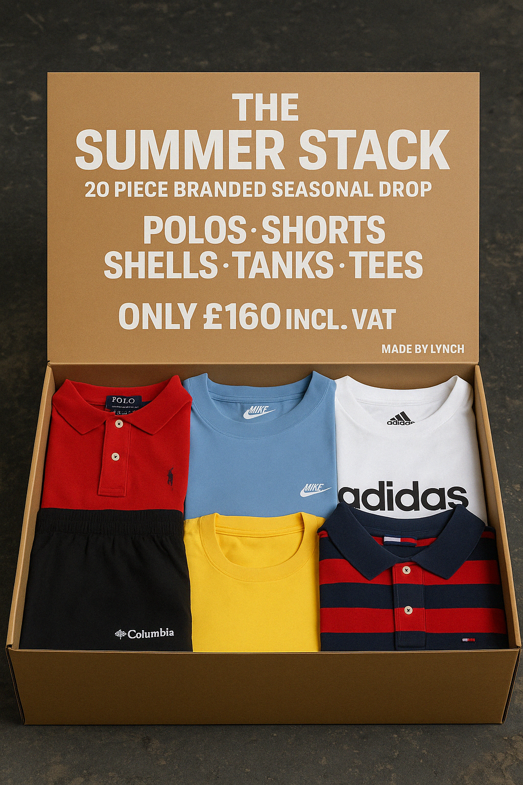 The Summer Stack – 20 Piece Branded Seasonal Drop